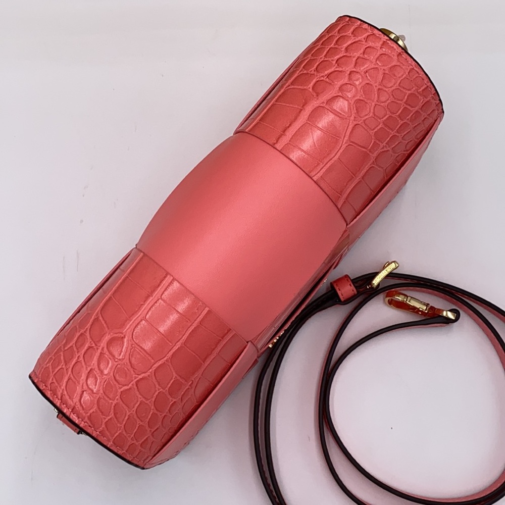 MICHAEL KORS MERCER SMALL CLUTCH XBODY GRAPEFRUIT - Picture 7 of 16